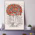 To My Bonus Mom - From Daughter in law - Mother's Day Framed Canvas Gift DM004
